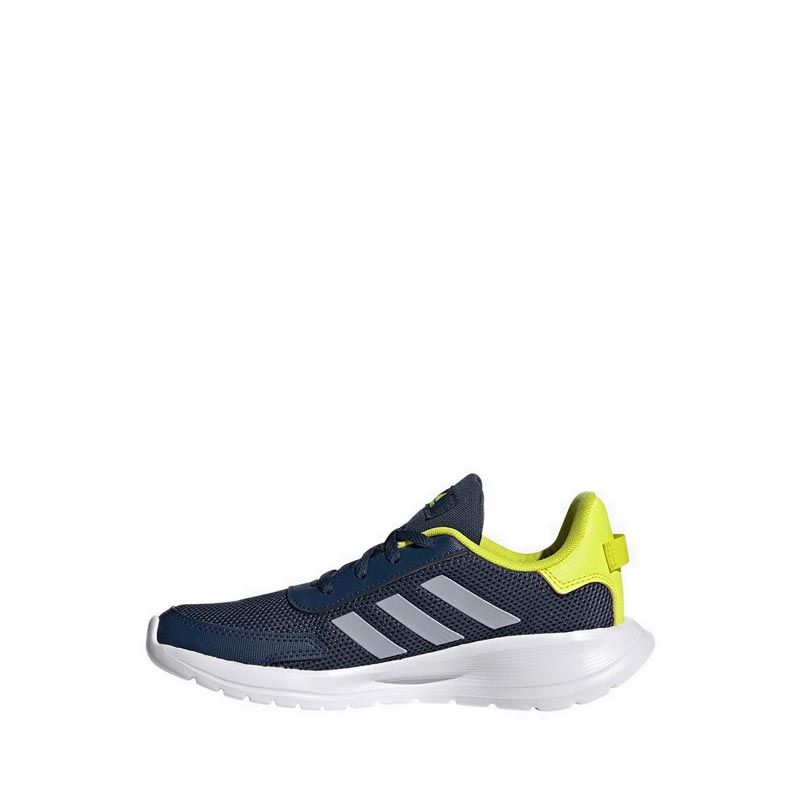 Kid's Tensaur Running Shoes - Crew Navy/Halo Silver/Acid Yellow