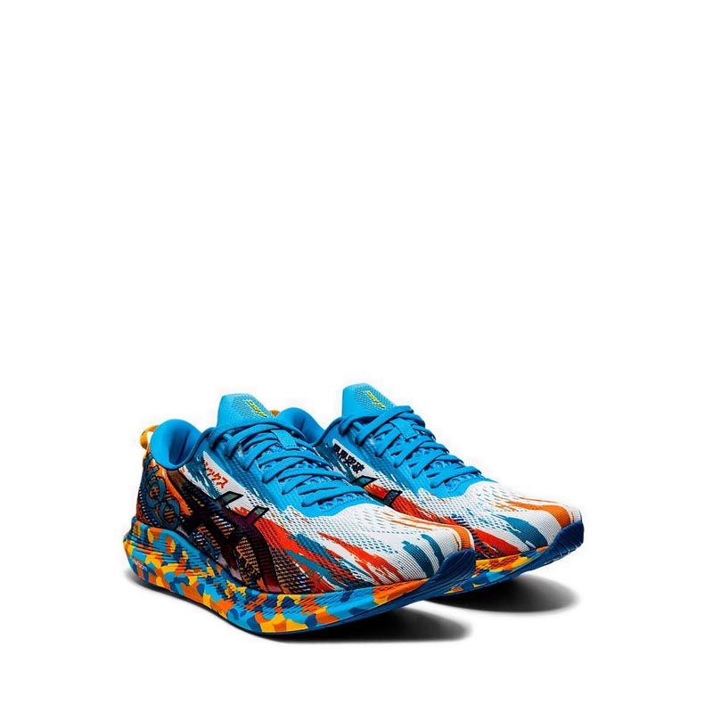 NOOSA TRI 13 Men's Running Shoes - Digital Aqua/Marigold Orange