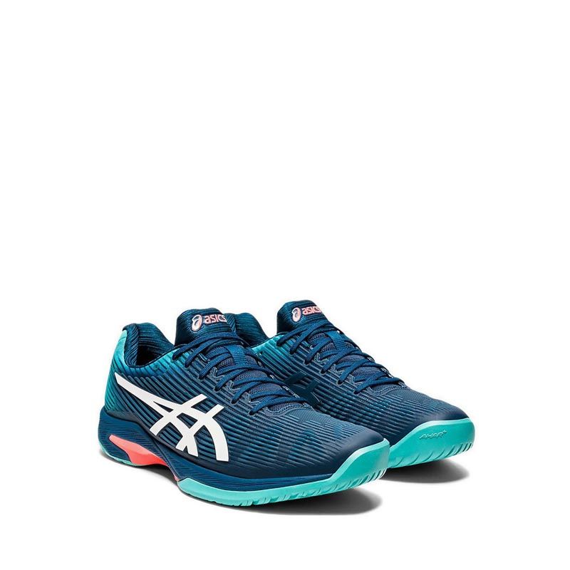 SOLUTION SPEED FF Men's Tennis Shoes - Blue/White