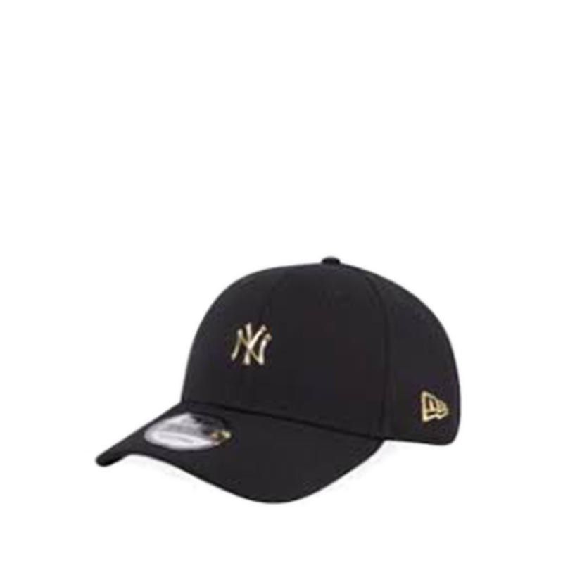 940 New York Yankees Metal Badge CNY Snapback Men's Cap - Black