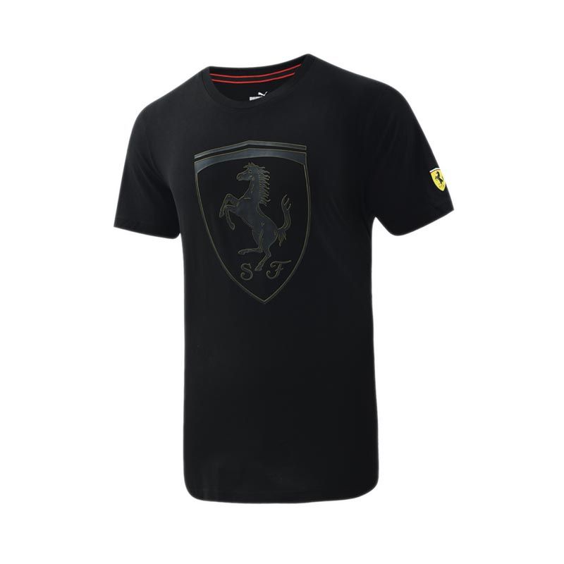 Scuderia Ferrari Big Shield Men's Tee - Black