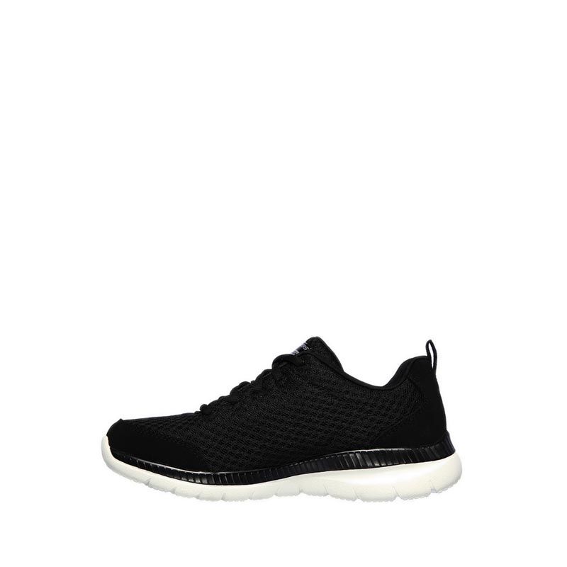 Skechers Bountiful Women's Sneakers Shoes - BLACK/WHITE