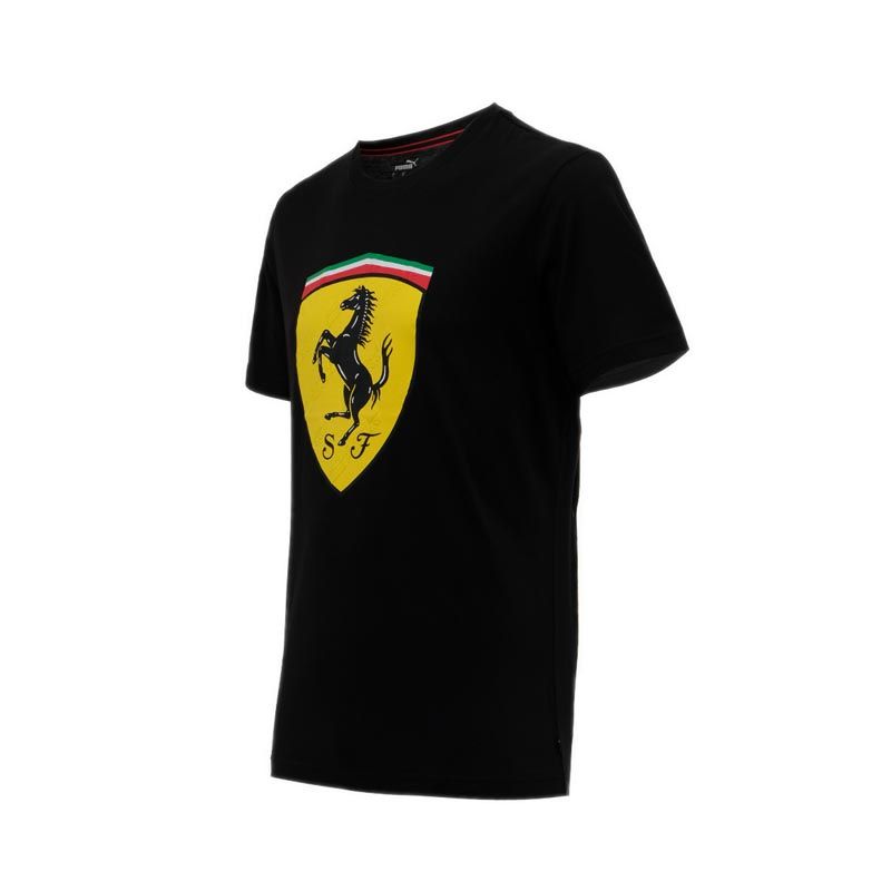 Scuderia Ferrari Race Big Shield Men's Tee - Black
