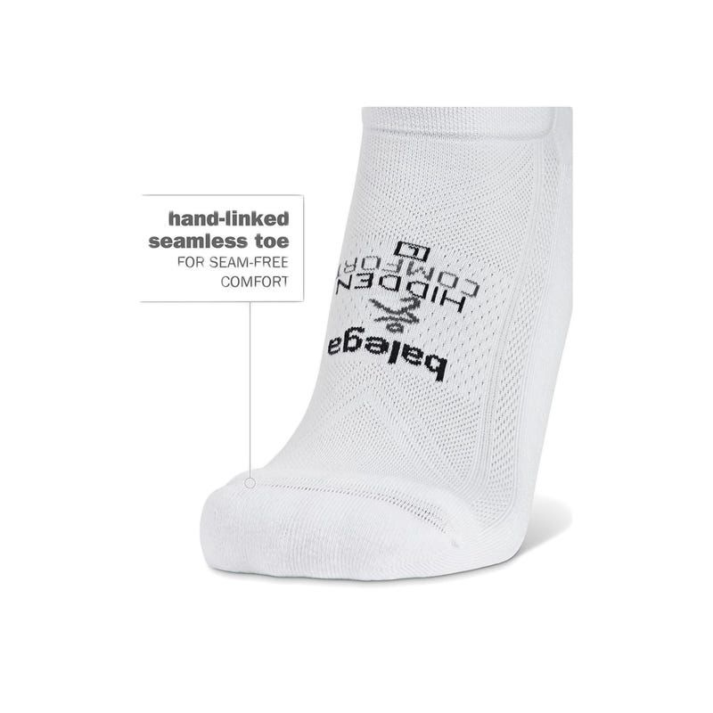 Balega Hidden Comfort No Show  White - Medium