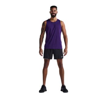 2XU Mens Aero Tank - Purple