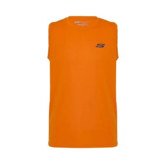 Skechers Men Running  Sleeveless-Orange