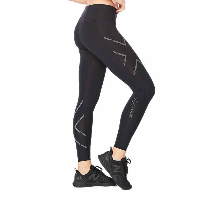 Women's Light Speed Mid - Rise Compression Tights - Black
