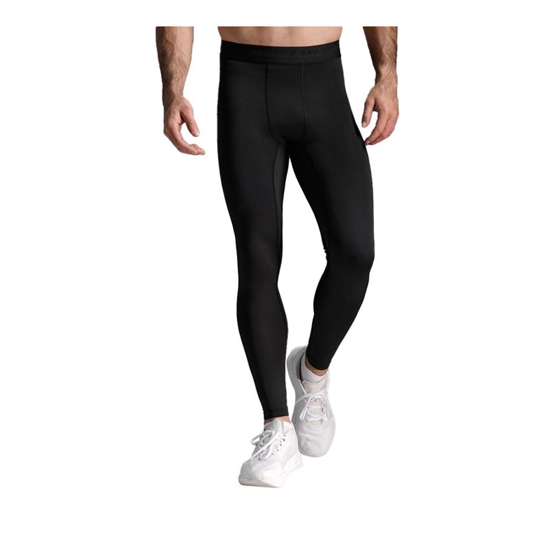 Base Layer Men's Compression Tights - Black/Nero