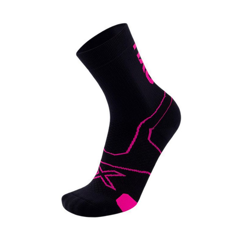 Unisex Vectr Cushion Crew Sock - Black