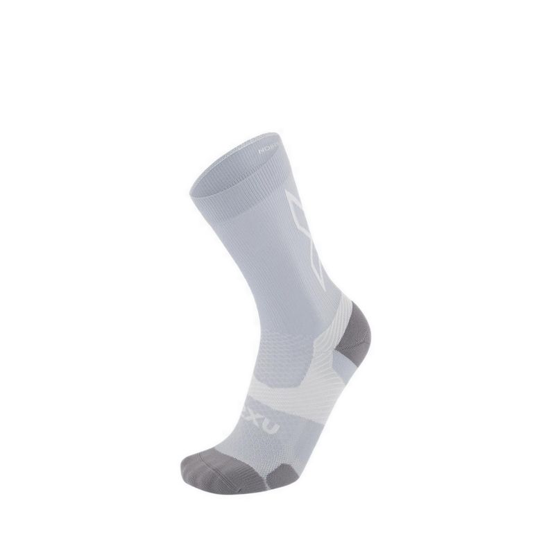 Unisex Vectr Light Cushion Crew Socks - Light Grey