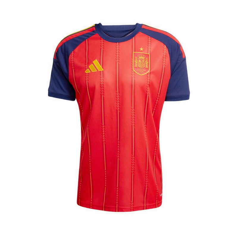 Spain 26 Men's Home Replica Jersey - Vivid Red