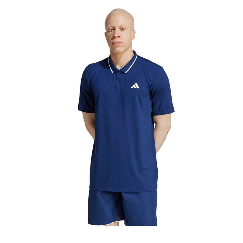 Club Tennis Climacool Men's Piqué Polo Shirt - Dark Blue