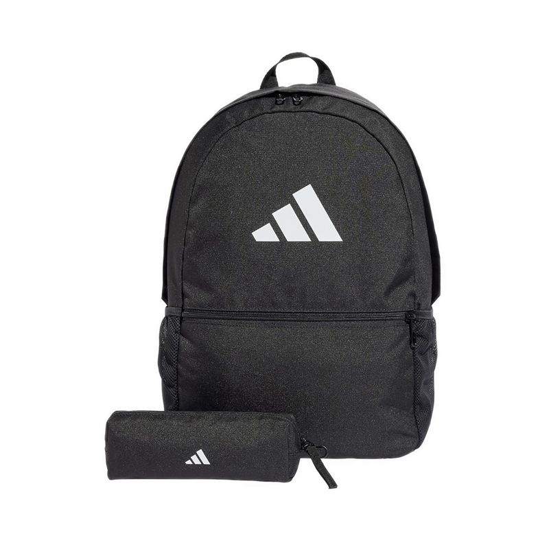 Unisex Backpack With Pencil Case - Black