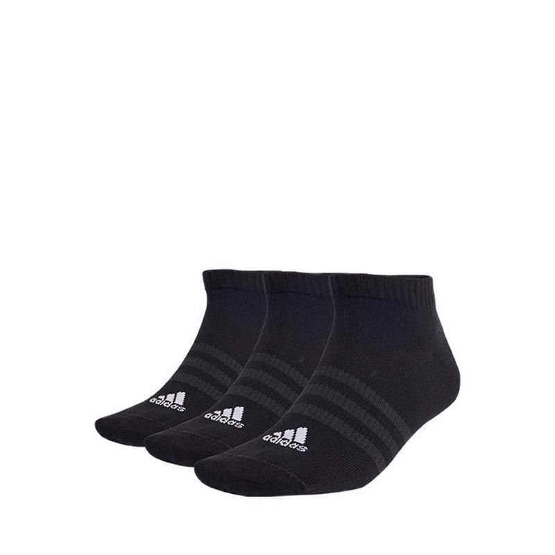 Unisex Thin And Light Sportswear Low-Cut Socks 3 Pairs - Black