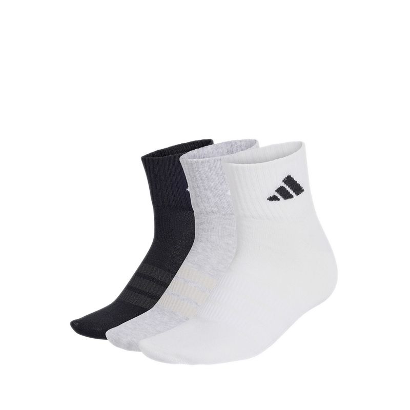 Thin&Light Sportswear Unisex Ankle Socks 3 Pair Pack

 - Medium Grey Heather