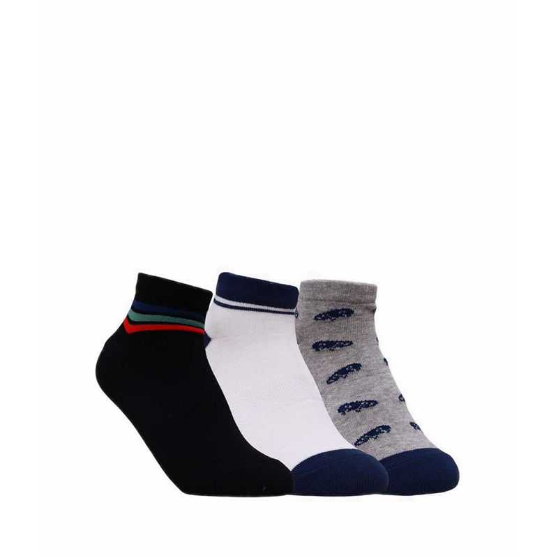 Boys Ankle Socks 3prs - No Color