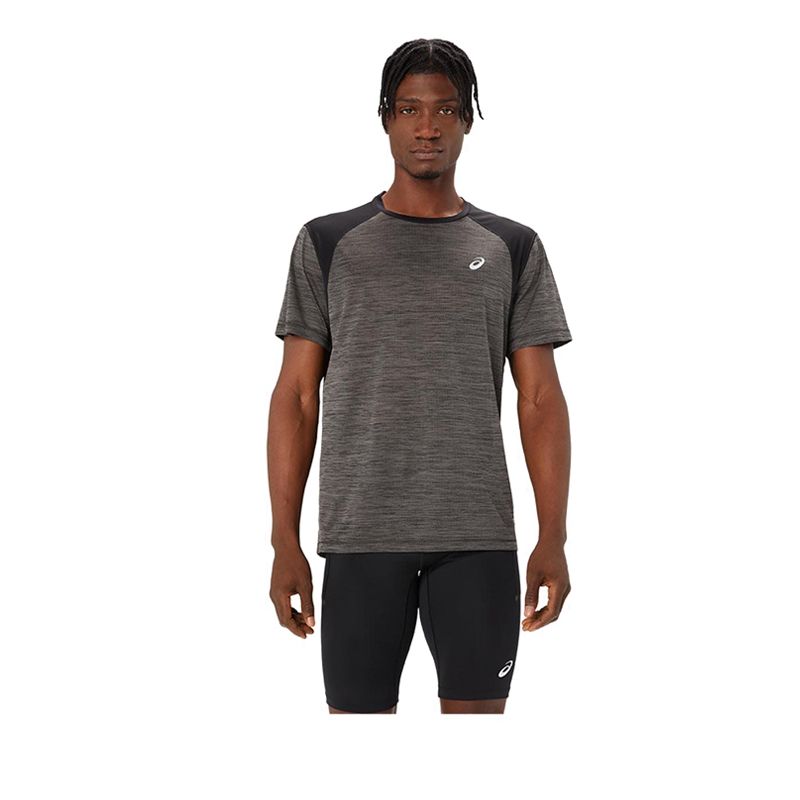Road Mens Running T-Shirt - Performance Black