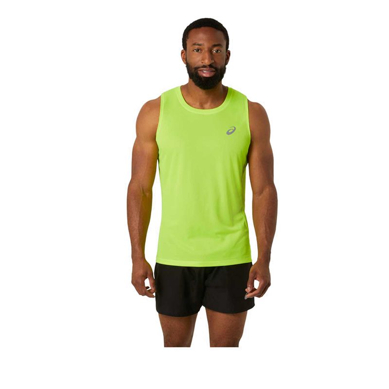 SILVER SINGLET Men's Running Singlet - Yellow