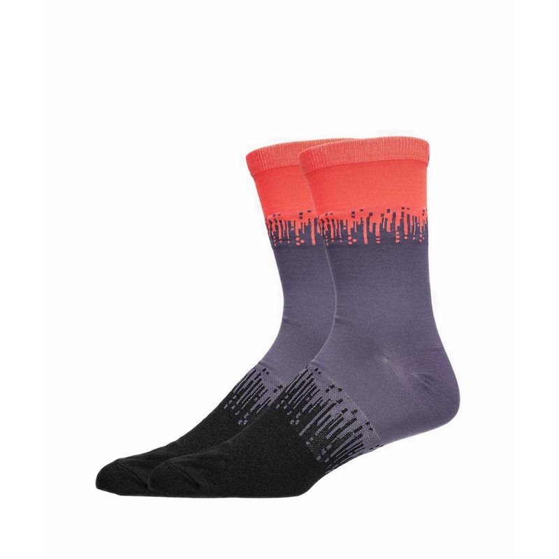 LIGHT MESH CREW Unisex Running Socks - Purple