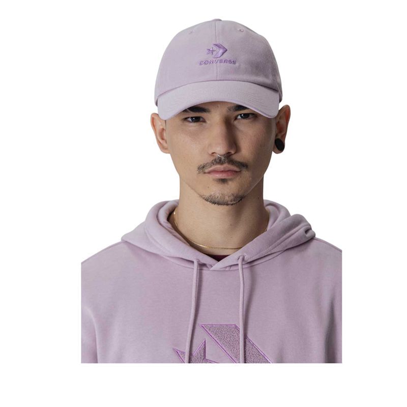 Logo Lock-Up Unisex Baseball Hat - Phantom Violet