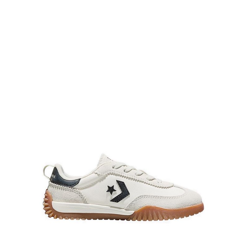 Run Star Trainer Girl's Sneakers - Egret/Black/Honey