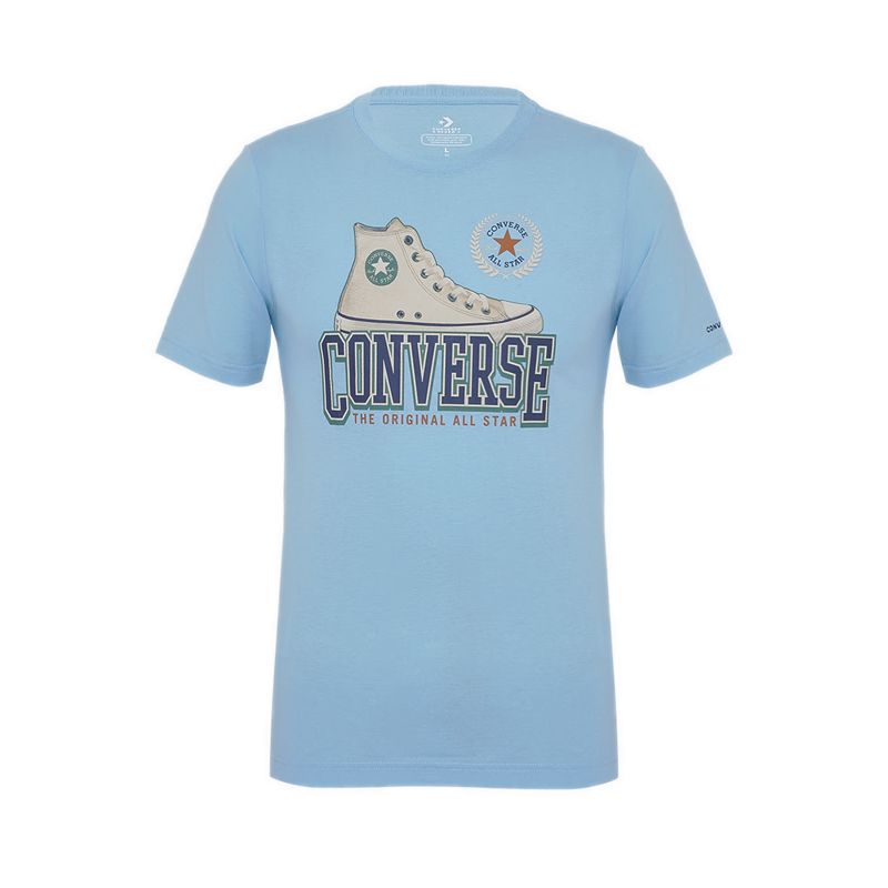 Script Boy's T-Shirt - PALE BLUE