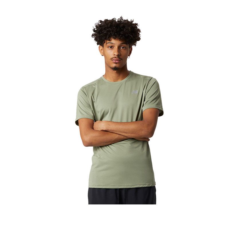 Accelerate Short Sleeve Men's T-shirt - Olive Leaf (382)