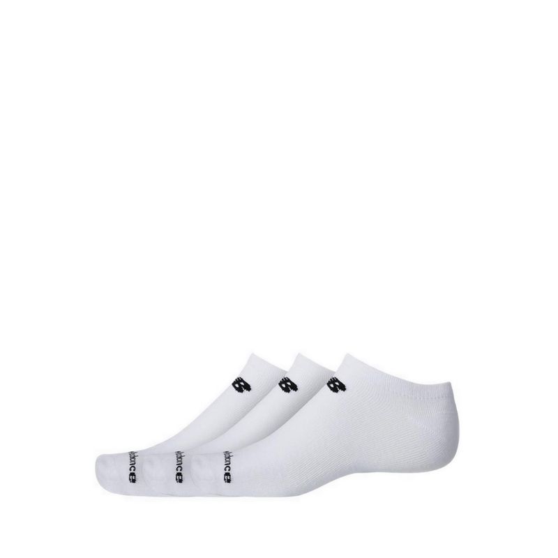 Everyday Lightweight No Show Unisex Socks 3 Pack - White