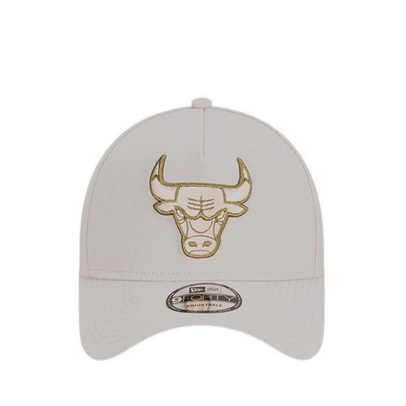 9FORTY A-Frame Chicago Bulls Med Silver Men's Caps - Med Silver