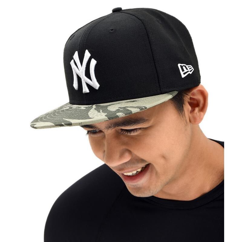 59FIFTY Camo Corrosion New York Yankees Men's Cap - Black