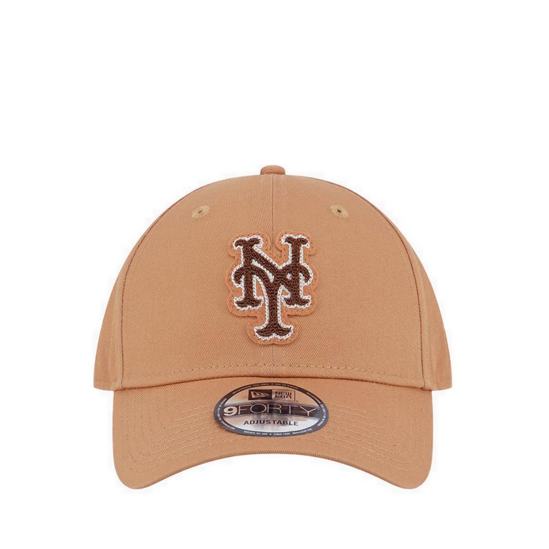 9FORTY MLB Chainstitching New York Mets Men's Caps - Deep Sand