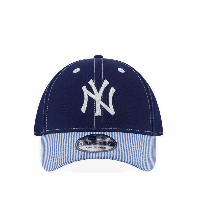 9FORTY Patchwork New York Yankees Men's Caps - Oceanside Blue