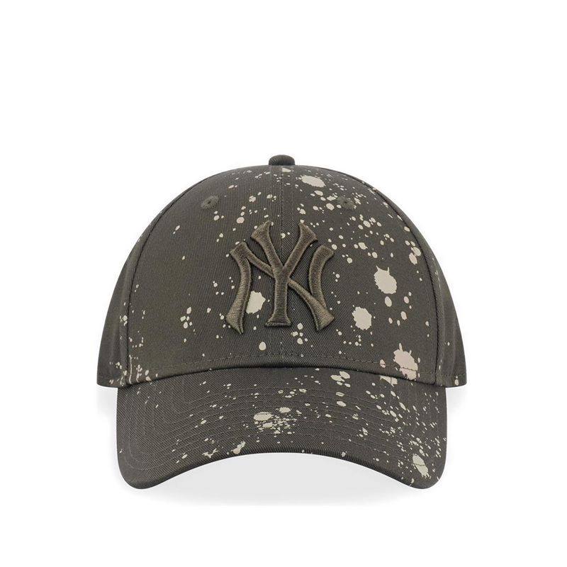 9FORTY Splatter Print New York Yankees Men's Caps - New Olive