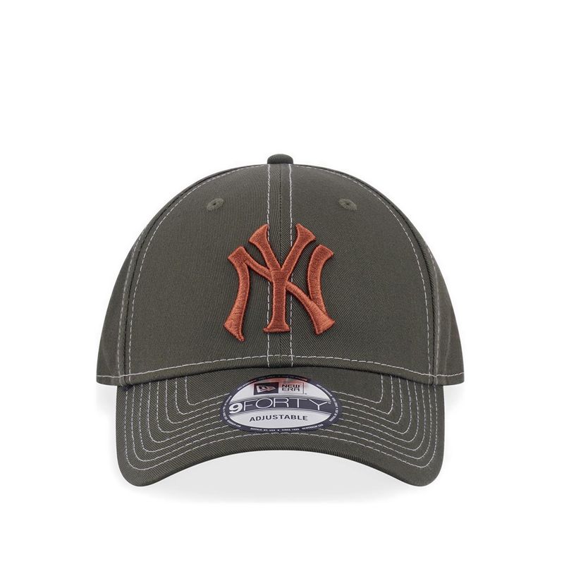 9FORTY Contrast Stitching New York Yankees Men's Caps - New Olive