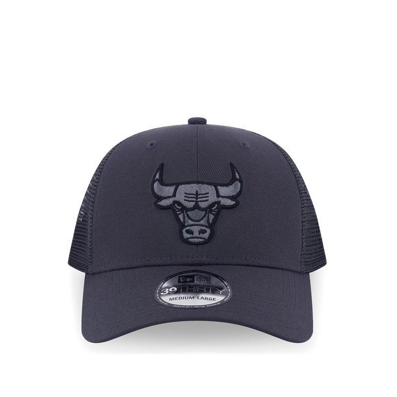 39THIRTY Cb Logo Chicago Bulls Men's Caps - Graphite