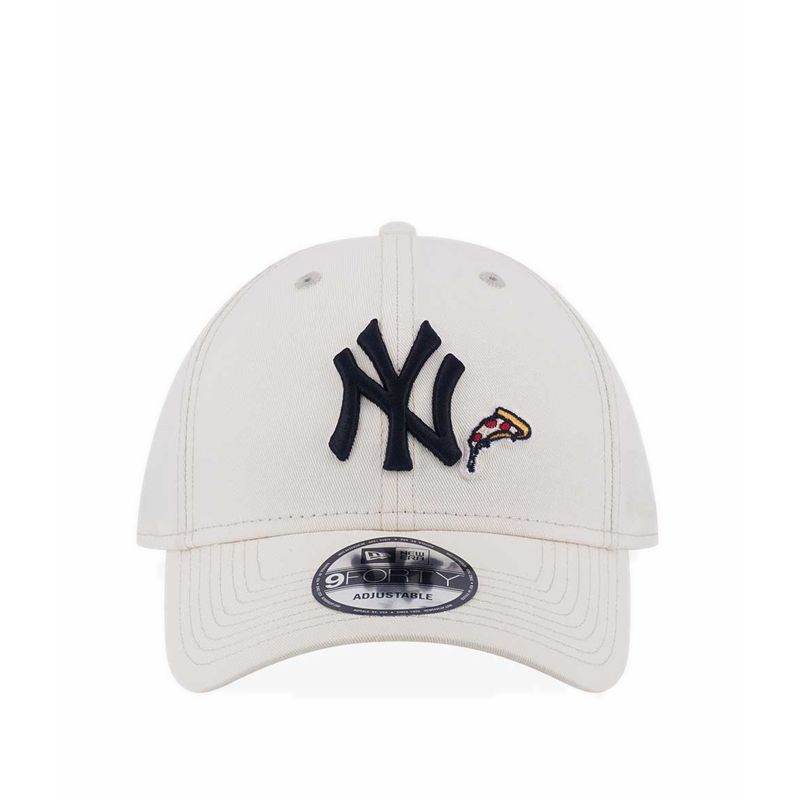 9FORTY New York Yankees Pizza Men's Caps - White