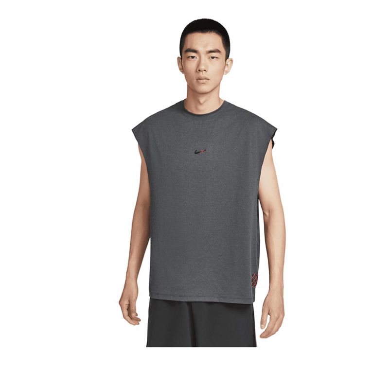 Men's Dri-FIT Sleeveless Basketball Top - Black
