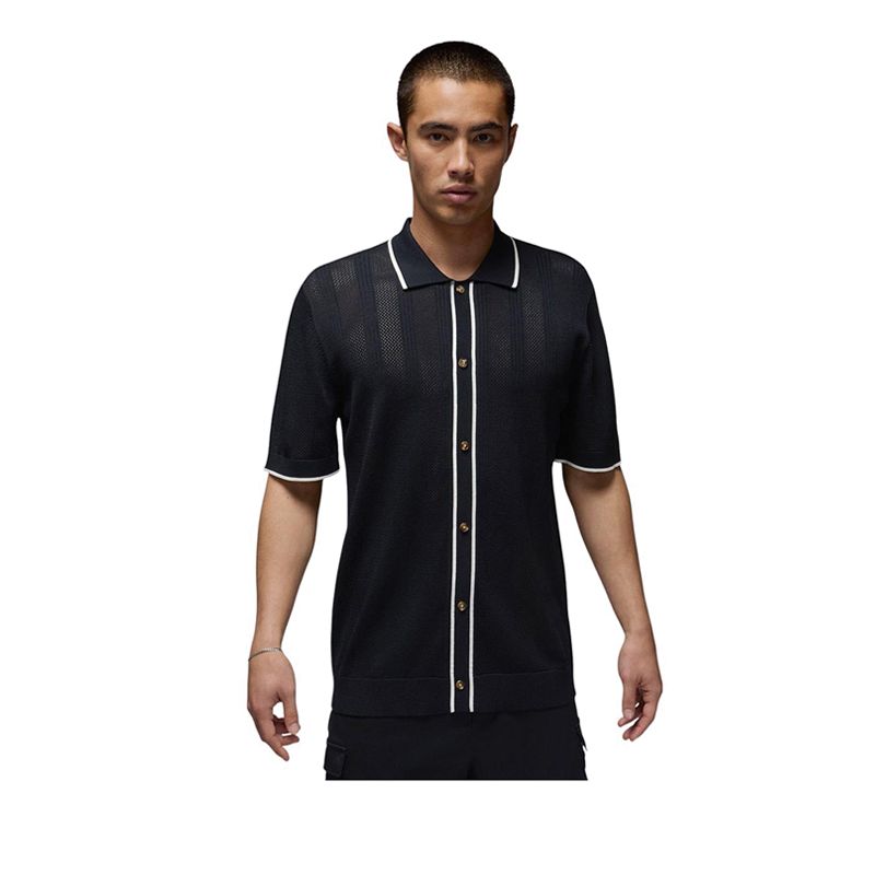 M J Sp Golf Ss Sweater Polo Men's - Black/Phantom/Black