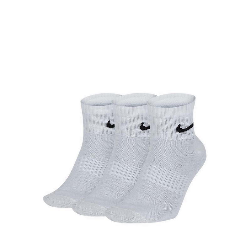 Nike Everyday Lightweight Training Unisex Ankle Socks (3 Pairs) - White