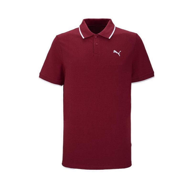 ESS ELEVATED Tipping Men's Lifestyle Polo - Red