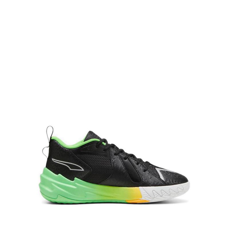 Scoot Zeros 2K Men Basketball Shoes -  Black-Fluo Green