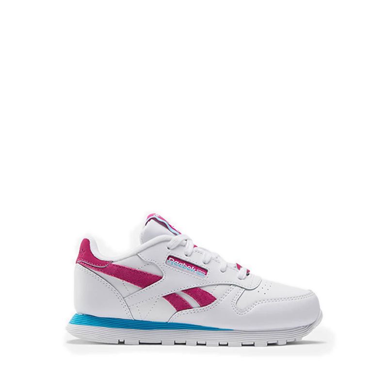 Classic Leather Girls Lifestyle Shoes - White