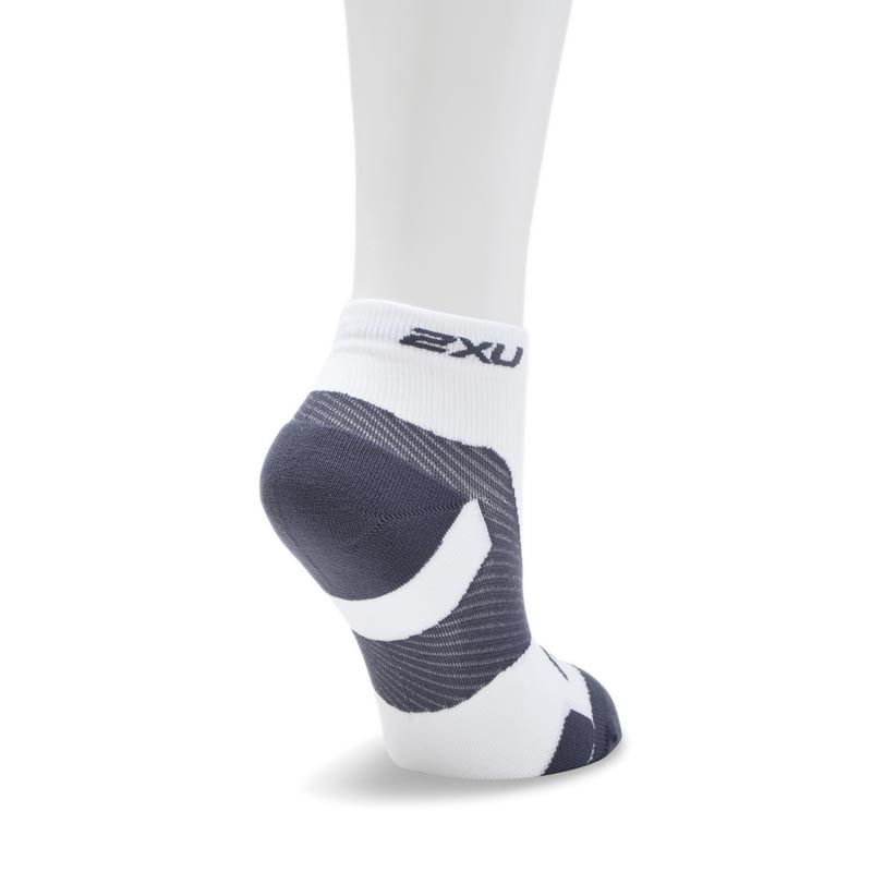 Unisex Vectr Light Cush 1/4 Crew Sock - White