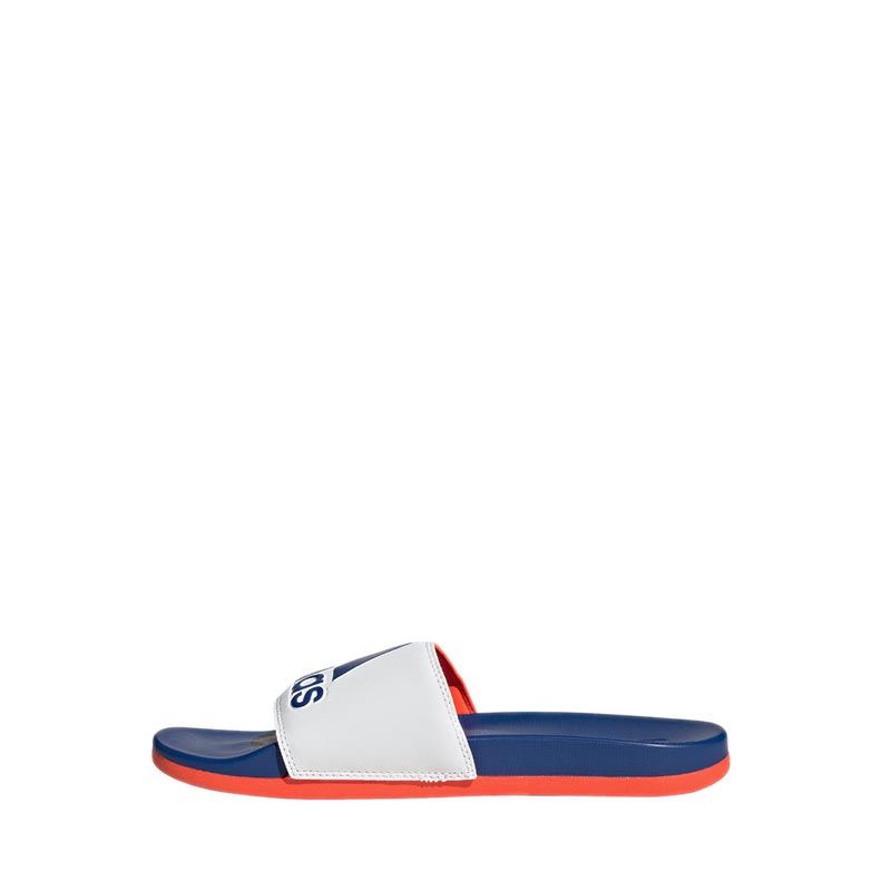ADILETTE COMFORT Men's Sandals - Cloud White/Team Royal Blue/Solar Red