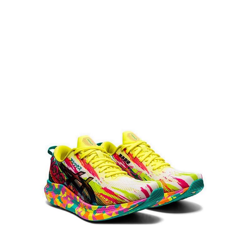 NOOSA TRI 13 Women's Running Shoes - Hot Pink/Sour Yuzu