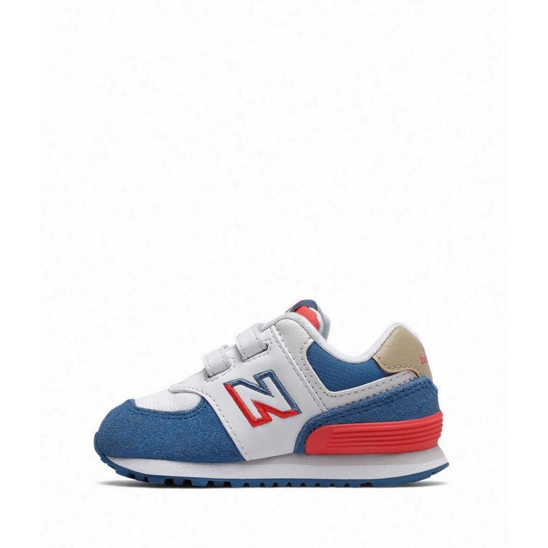 574 Boy's Sneaker Shoes - Blue/White