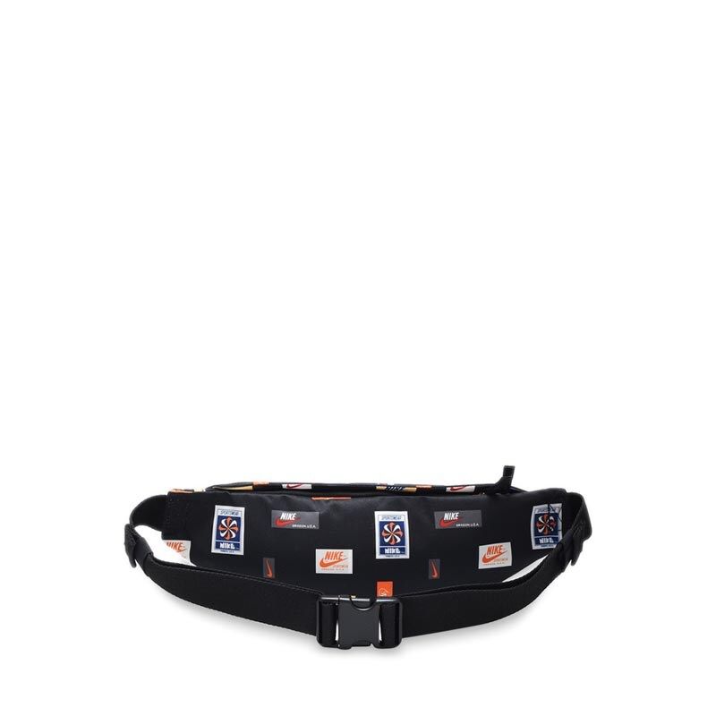 Heritage Printed Unisex Hip Pack - Black