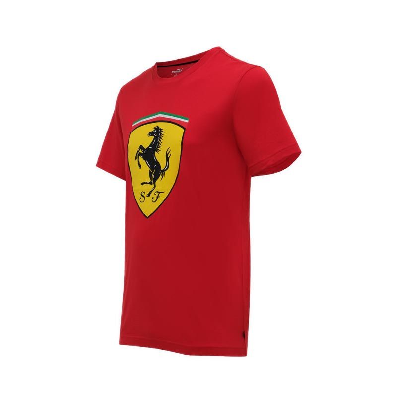 Scuderia Ferrari Race Big Shield Men's Tee - Red