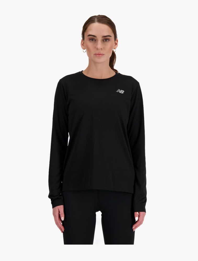 Run Long Sleeve Women's T-Shirt - Black